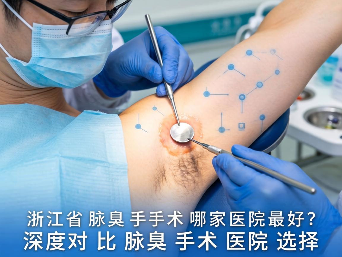 杭州腋秀解析，浙江省腋臭手术哪家医院最好？深度对比腋臭手术医院选择