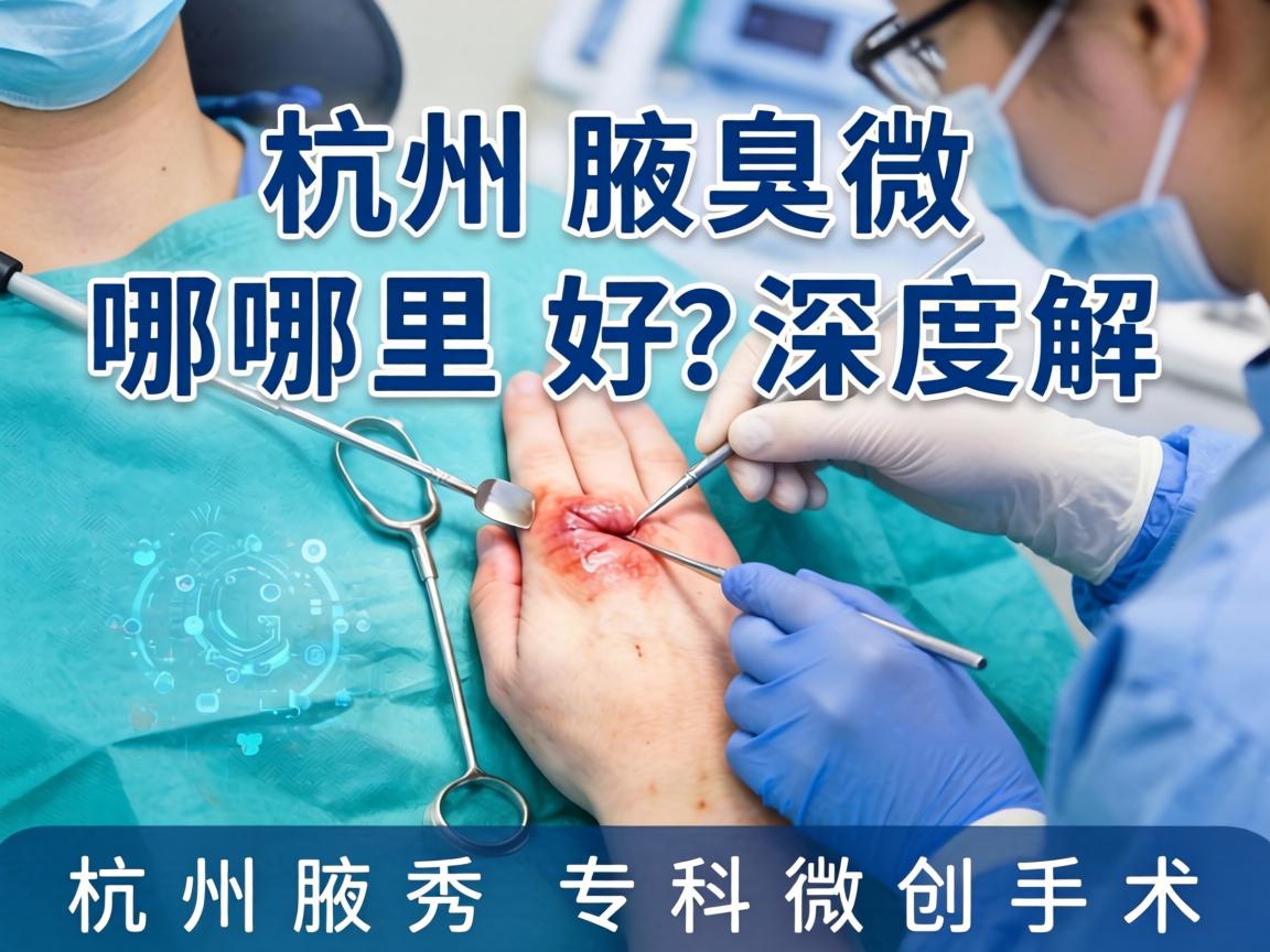 杭州腋臭微创手术哪里好？深度解析杭州腋秀专科微创手术