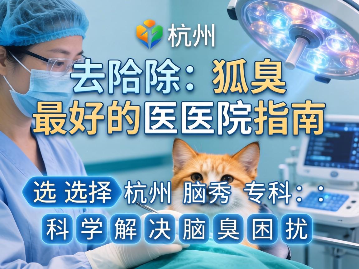杭州去除狐臭最好的医院指南，选择杭州腋秀专科，科学解决腋臭困扰