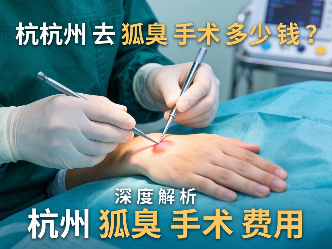杭州去狐臭手术多少钱？深度解析杭州狐臭手术费用