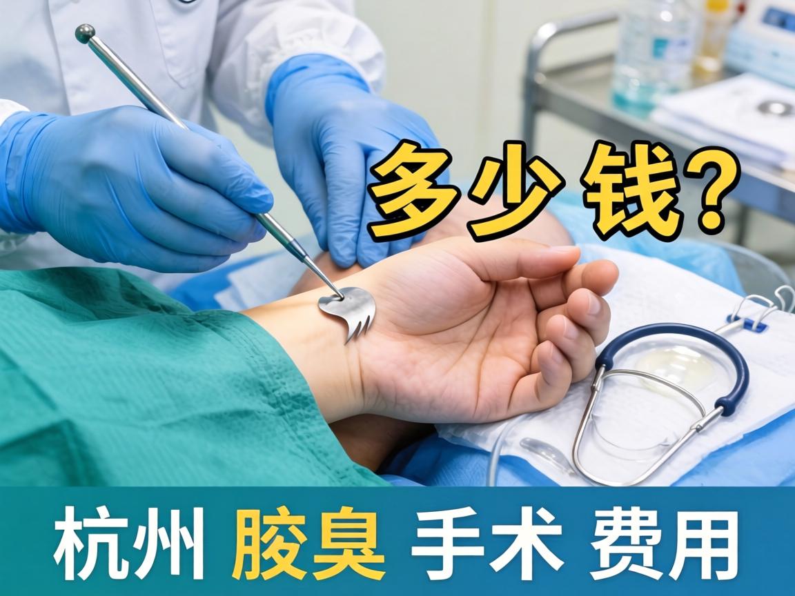 杭州腋臭手术多少钱？详解杭州腋臭手术费用