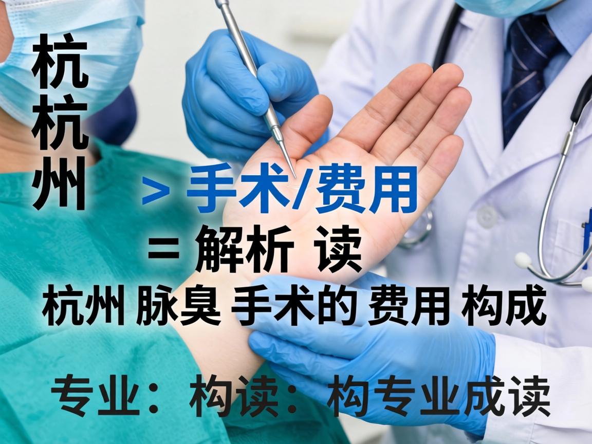 杭州腋臭手术费用解析,专业解读杭州腋臭手术的费用构成 杭州腋臭手术费用解析,专业解读杭州腋臭手术的费用构成