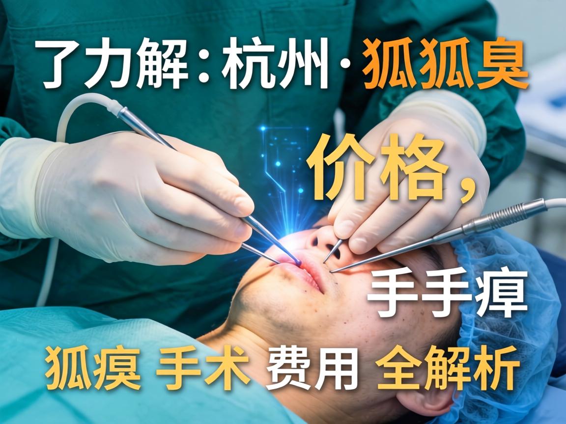 了解杭州狐臭手术价格,狐臭手术费用全解析 了解杭州狐臭手术价格,狐臭手术费用全解析