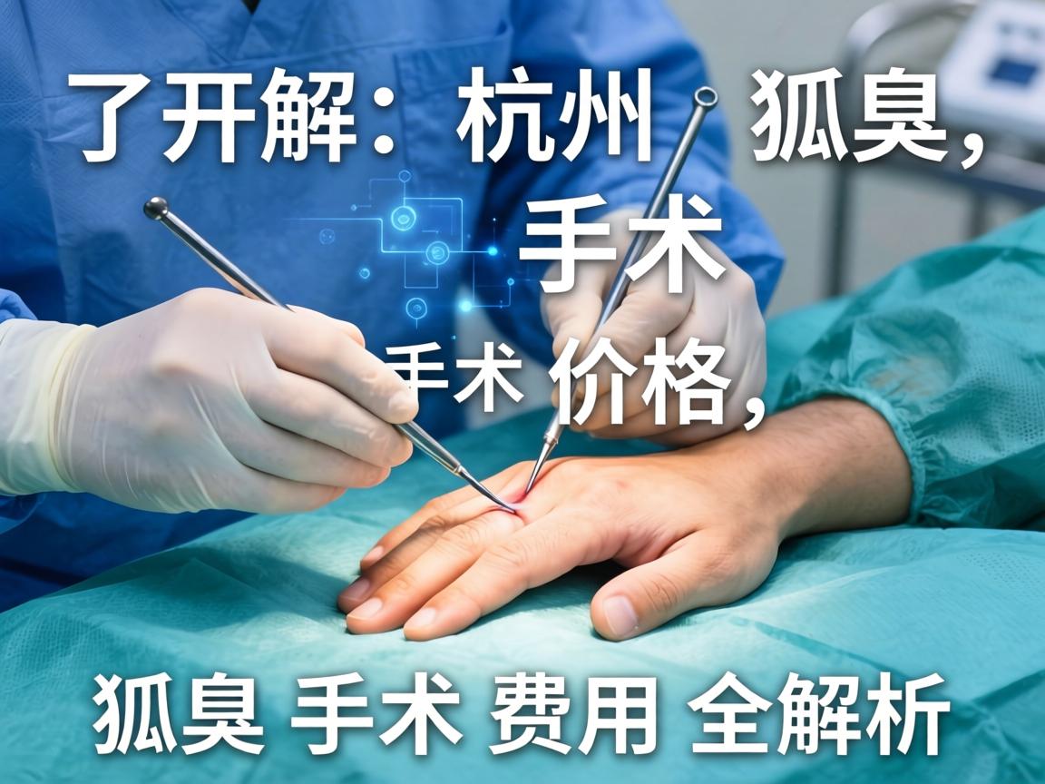 了解杭州狐臭手术价格,狐臭手术费用全解析 了解杭州狐臭手术价格,狐臭手术费用全解析