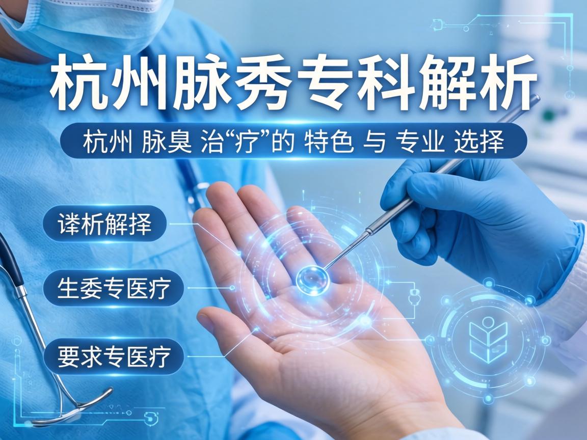 杭州腋秀专科解析，杭州腋臭治疗的特色与专业选择