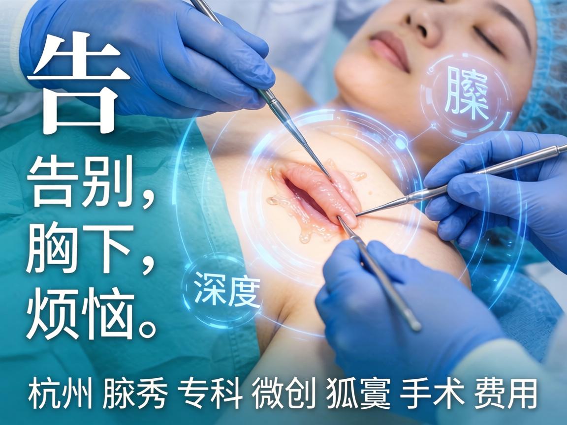 告别腋下烦恼,深度解析杭州腋秀专科微创狐臭手术费用 告别腋下烦恼,深度解析杭州腋秀专科微创狐臭手术费用