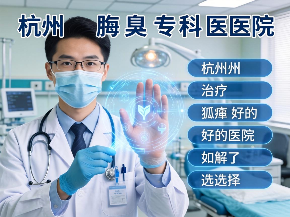 杭州腋臭专科医院解析，杭州治疗狐臭好的医院如何选择