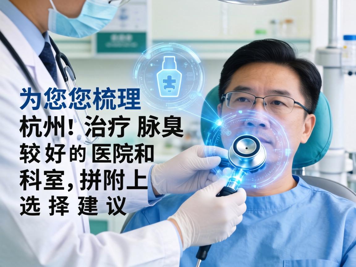 以下为您梳理杭州治疗腋臭较好的医院和科室,并附上选择建议 以下为您梳理杭州治疗腋臭较好的医院和科室,并附上选择建议