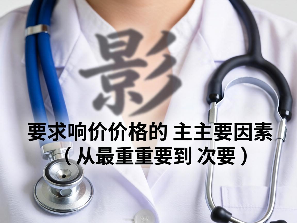 一、影响价格的主要因素（从最重要到次要）