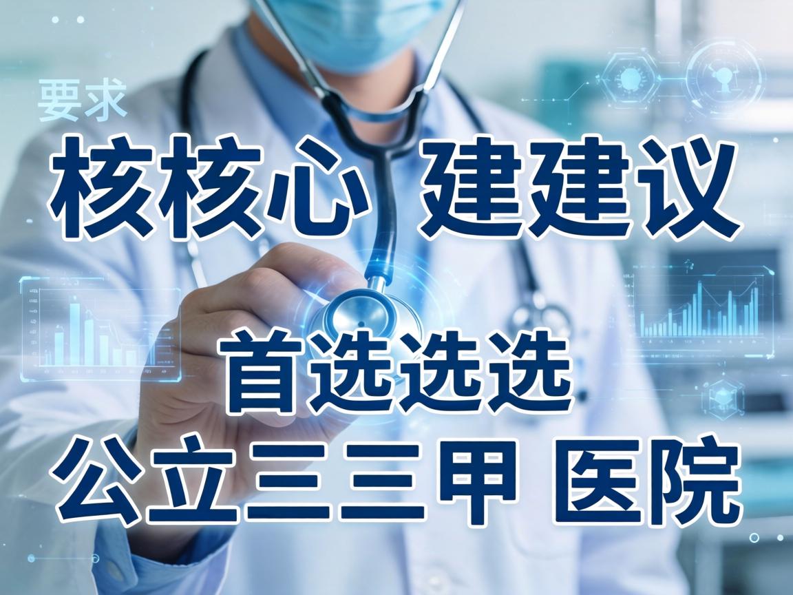 核心建议，首选公立三甲医院