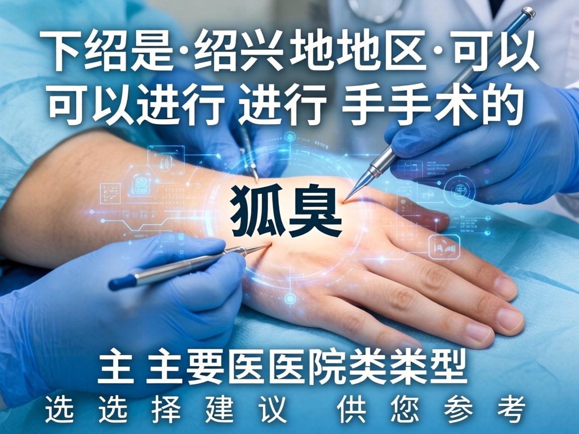 以下是绍兴地区可以进行狐臭手术的主要医院类型和选择建议，供您参考
