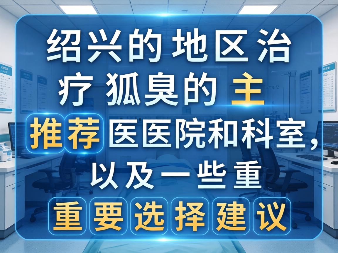以下是绍兴地区治疗狐臭的主要推荐医院和科室，以及一些重要的选择建议