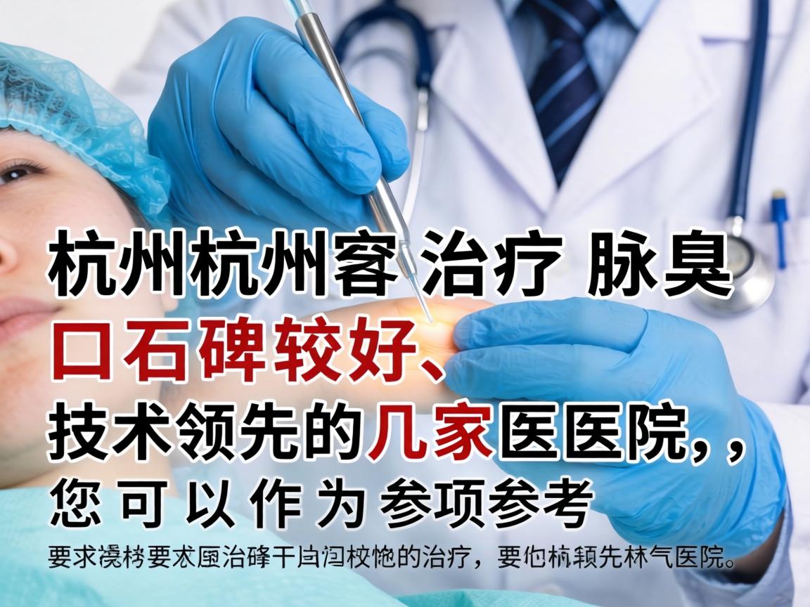 以下是杭州治疗腋臭口碑较好、技术领先的几家医院,您可以作为参考 以下是杭州治疗腋臭口碑较好、技术领先的几家医院,您可以作为参考