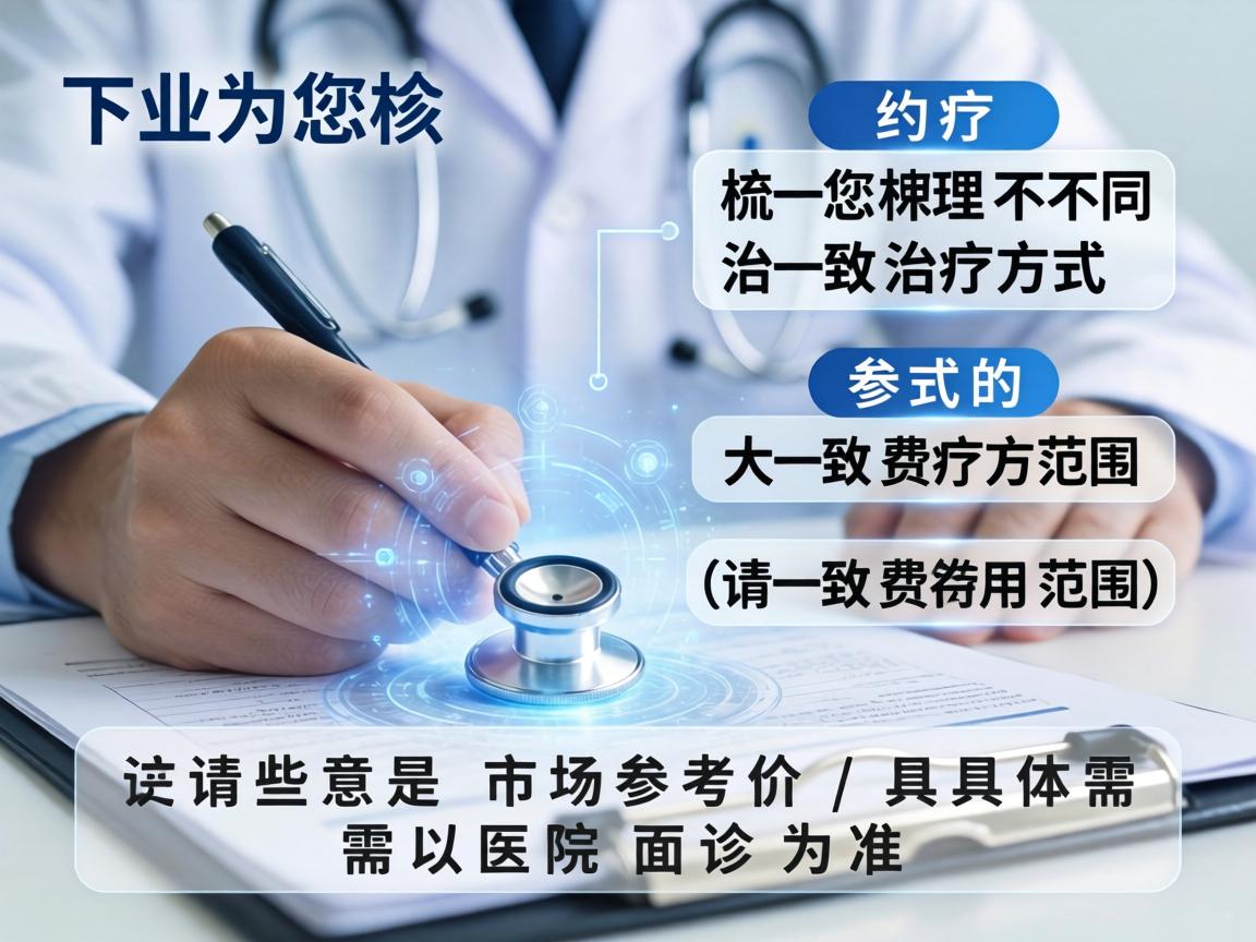 以下为您详细梳理不同治疗方式的大致费用范围(请注意,这些是市场参考价,具体需以医院面诊为准) 以下为您详细梳理不同治疗方式的大致费用范围(请注意,这些是市场参考价,具体需以医院面诊为准)