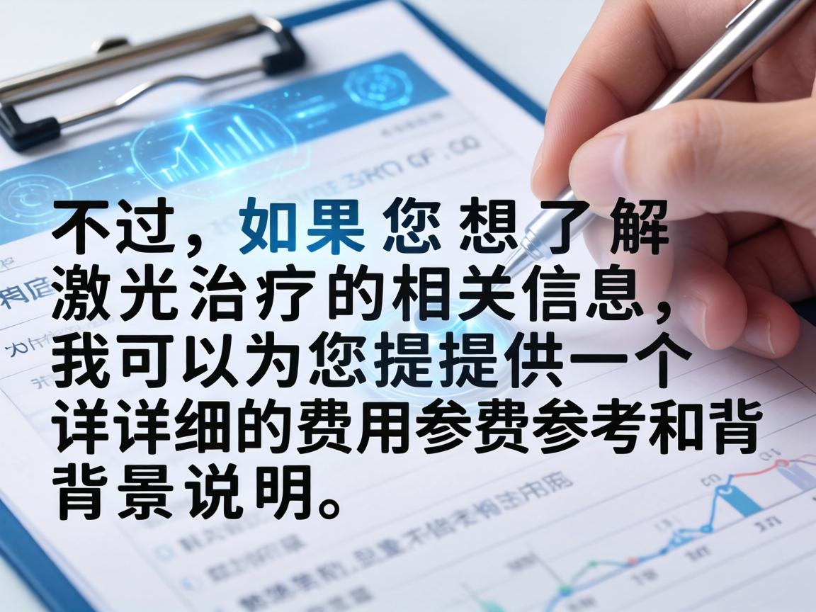 不过，如果您想了解激光治疗的相关信息，我可以为您提供一个详细的费用参考和背景说明