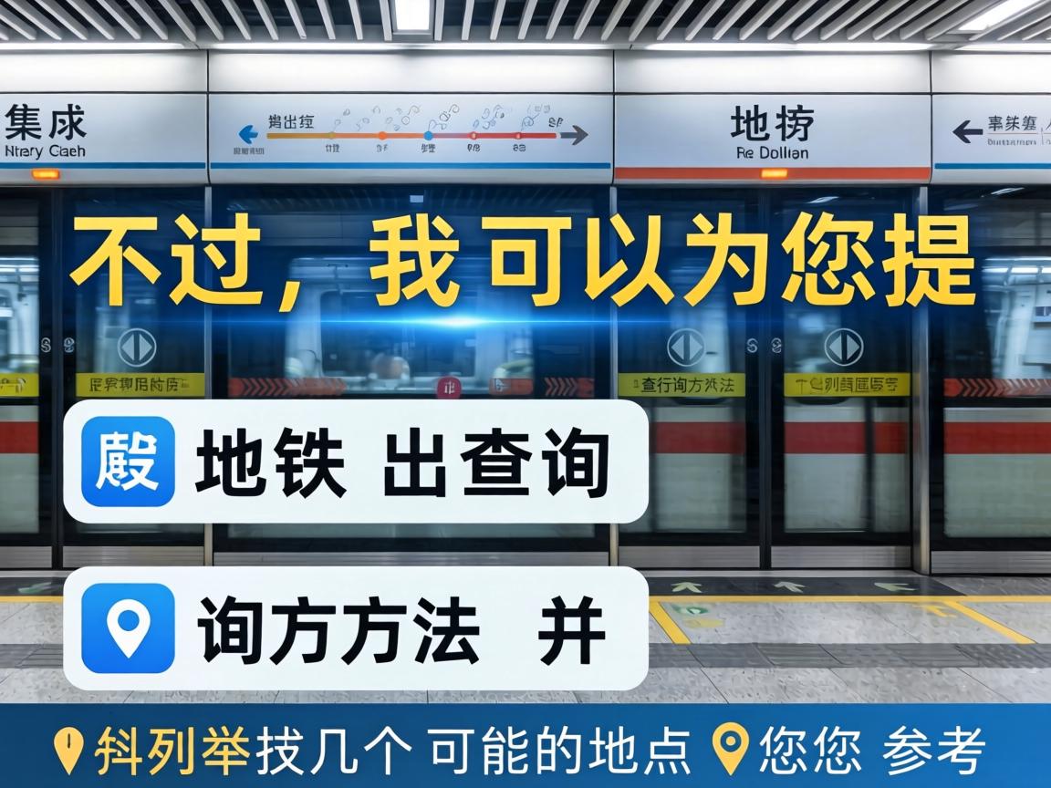 不过，我可以为您提供通用的地铁出行查询方法，并列举几个可能的地点供您参考