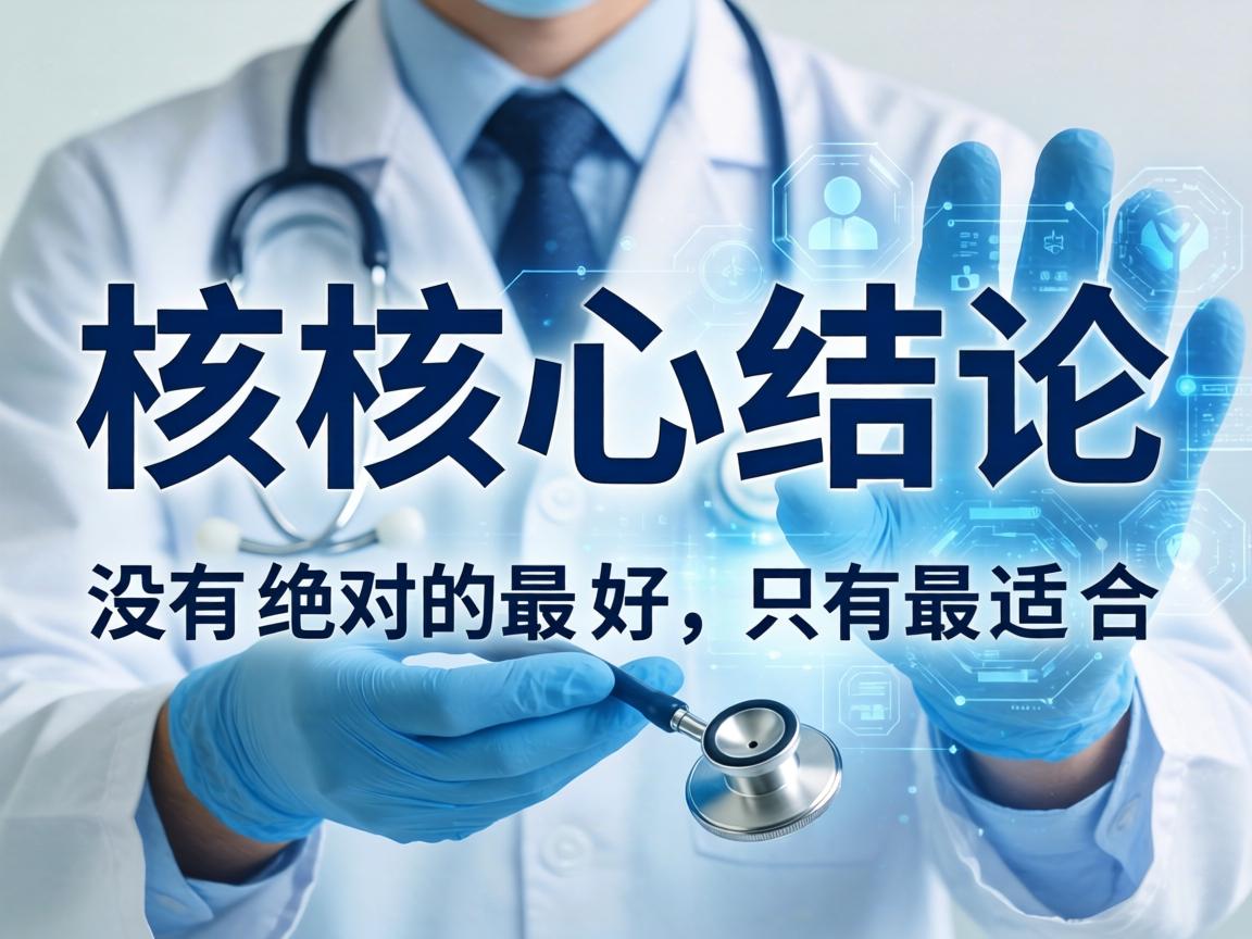 核心结论，没有绝对的最好，只有最适合