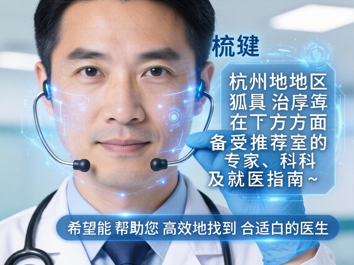 以下为您梳理杭州地区在狐臭治疗方面备受推荐的专家、科室及就医指南，希望能帮助您高效地找到合适的医生