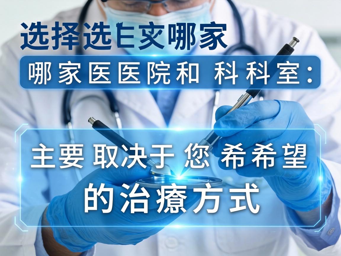 选择哪家医院和科室，主要取决于您希望的治疗方式
