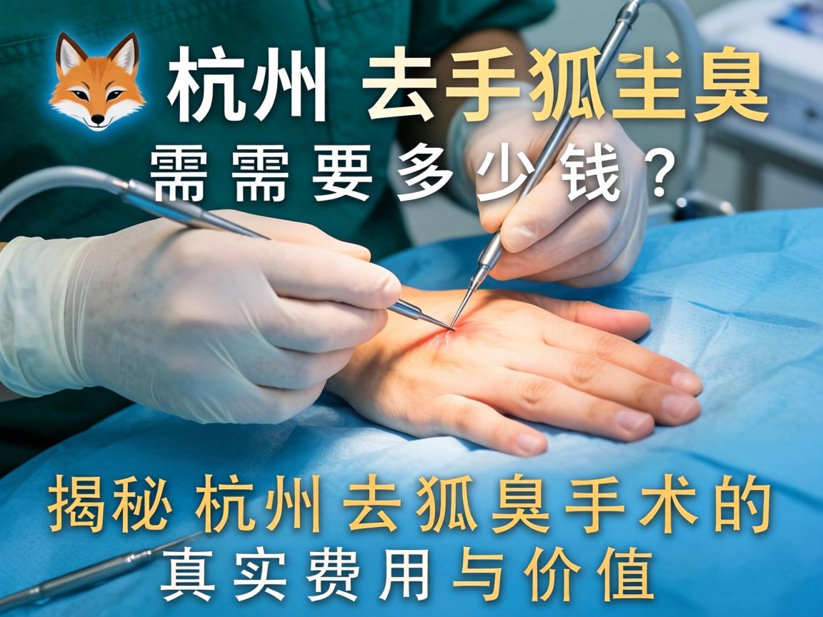 杭州去狐臭手术需要多少钱？揭秘杭州去狐臭手术的真实费用与价值
