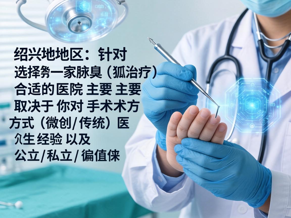 在绍兴地区，针对狐臭（腋臭）的治疗，选择一家合适的医院主要取决于你对手术方式（微创/传统）医生经验以及公立/私立的偏好