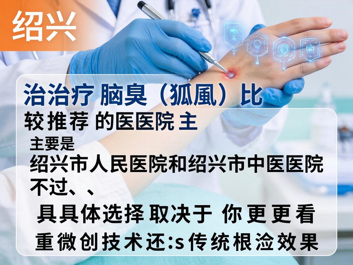 在绍兴，治疗腋臭（狐臭）比较推荐的医院主要是绍兴市人民医院和绍兴市中医院。不过，具体选择取决于你更看重微创技术还是传统根治效果