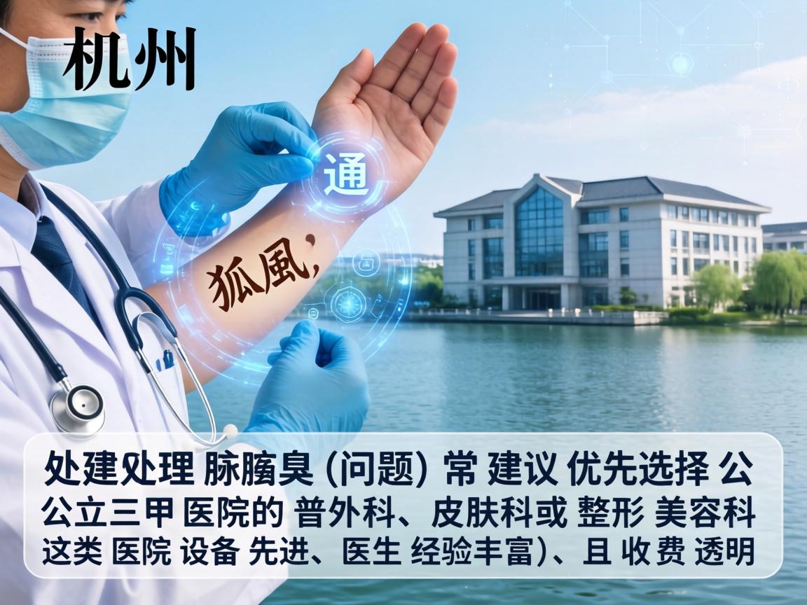 在湖州,处理腋臭(狐臭)问题,通常建议优先选择公立三甲医院的普外科、皮肤科或整形美容科。这类医院设备先进、医生经验丰富,且收费透明 在湖州,处理腋臭(狐臭)问题,通常建议优先选择公立三甲医院的普外科、皮肤科或整形美容科。这类医院设备先进、医生经验丰富,且收费透明