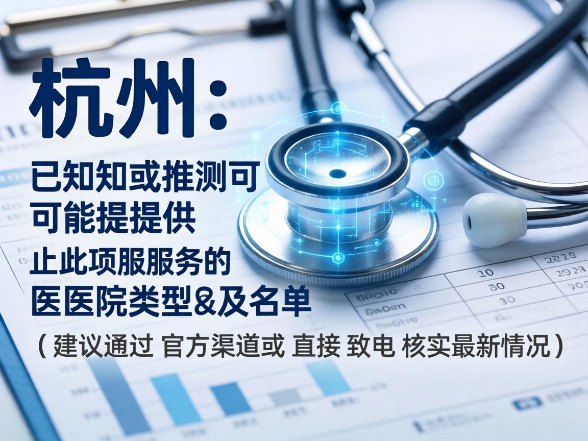以下是杭州已知或推测可能提供此项服务的医院类型及名单（建议通过官方渠道或直接致电核实最新情况）