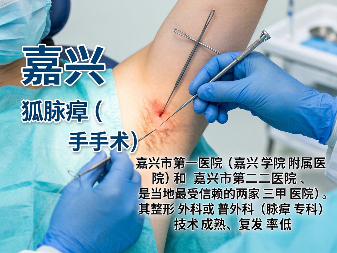 在嘉兴，针对狐臭（腋臭）手术，嘉兴市第一医院（嘉兴学院附属医院）和 嘉兴市第二医院 是当地最受信赖的两家三甲医院，其整形外科或普外科（腋臭专科）技术成熟、复发率低