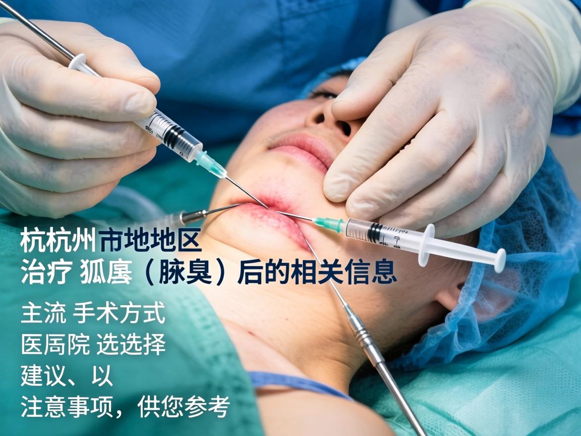针对您提到的杭州手术狐臭，我为您整理了杭州地区治疗狐臭（腋臭）的相关信息，包括主流手术方式、医院选择建议以及注意事项，供您参考