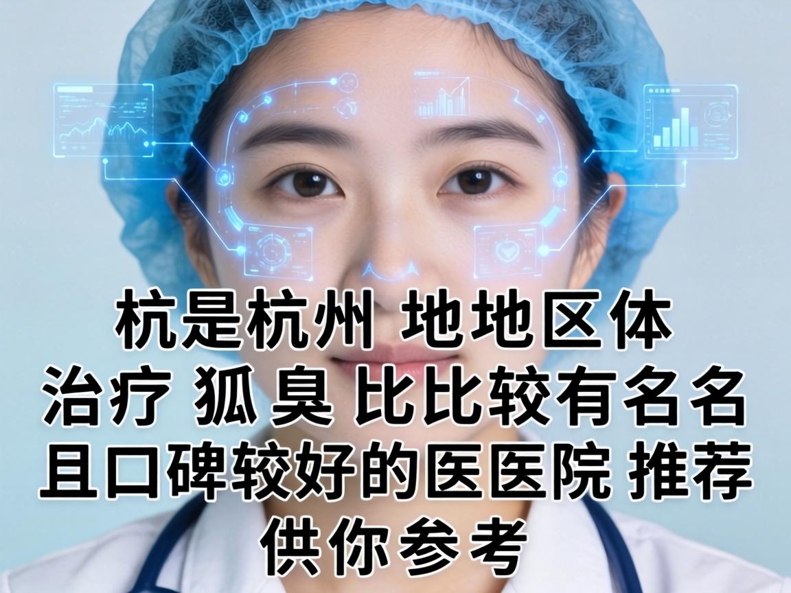 以下是杭州地区治疗狐臭比较有名且口碑较好的医院推荐，供你参考