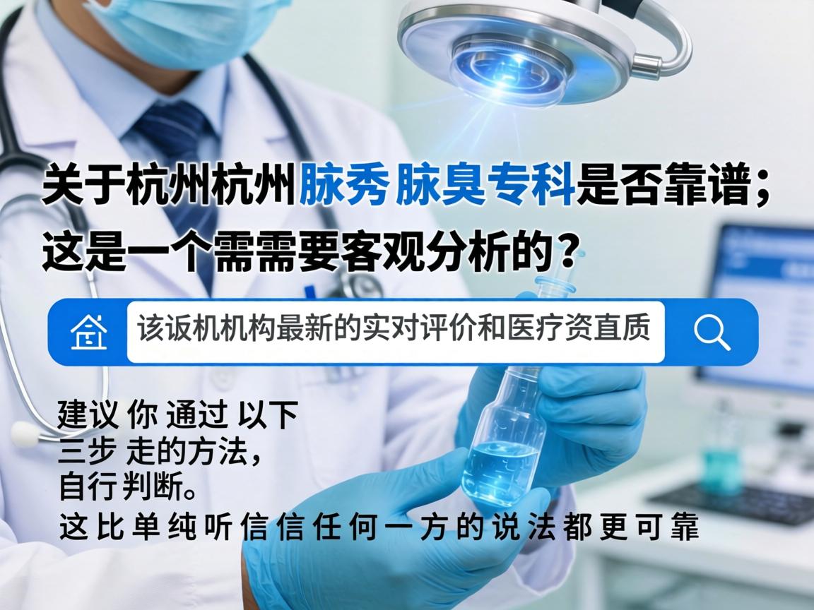 关于杭州腋秀腋臭专科是否靠谱,这是一个需要客观分析的问题。由于我无法直接查询该机构最新的实时评价和医疗资质,建议你通过以下三步走的方法自行判断,这比单纯听信任何一方的说法都更可靠 关于杭州腋秀腋臭专科是否靠谱,这是一个需要客观分析的问题。由于我无法直接查询该机构最新的实时评价和医疗资质,建议你通过以下三步走的方法自行判断,这比单纯听信任何一方的说法都更可靠