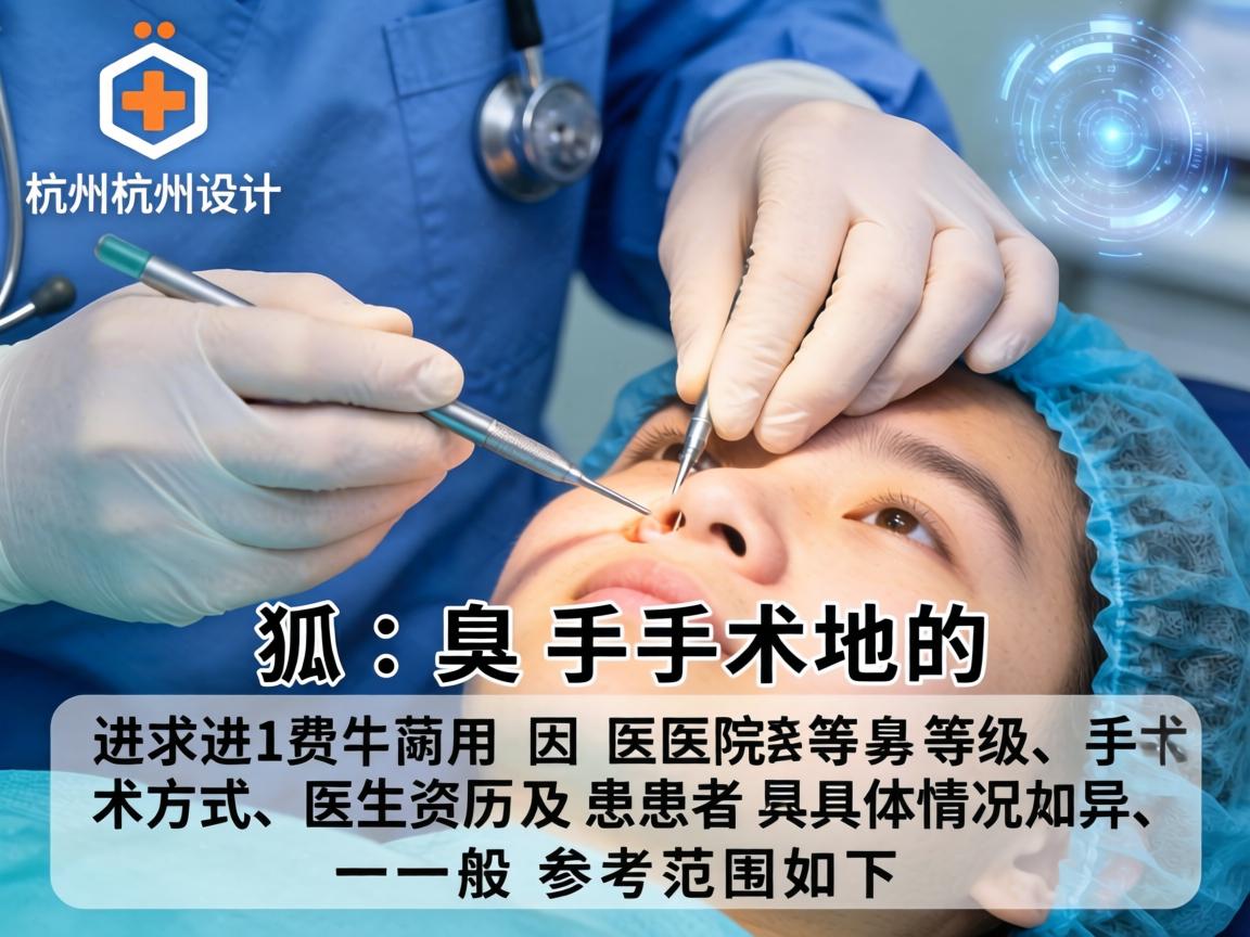 在杭州进行狐臭手术的费用因医院等级、手术方式、医生资历及患者具体情况而异，一般参考范围如下