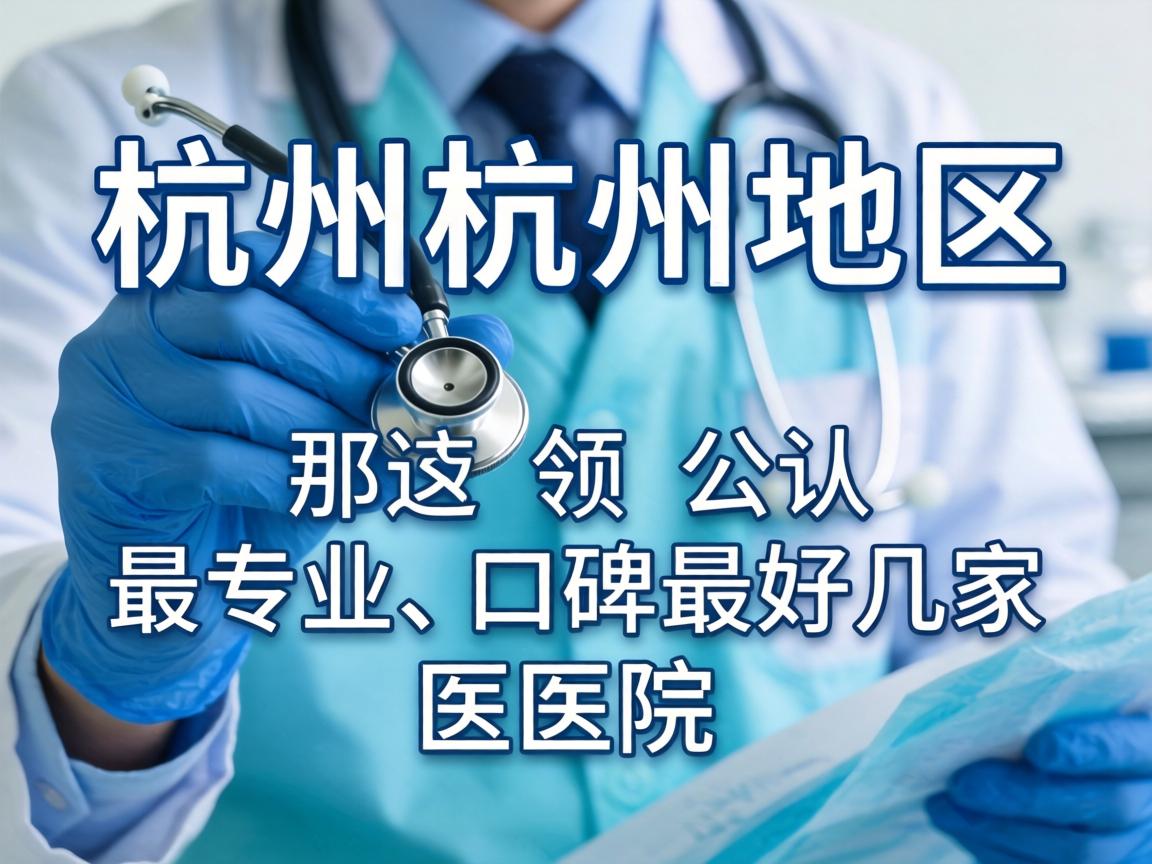 以下是杭州地区在该领域公认最专业、口碑最好的几家医院