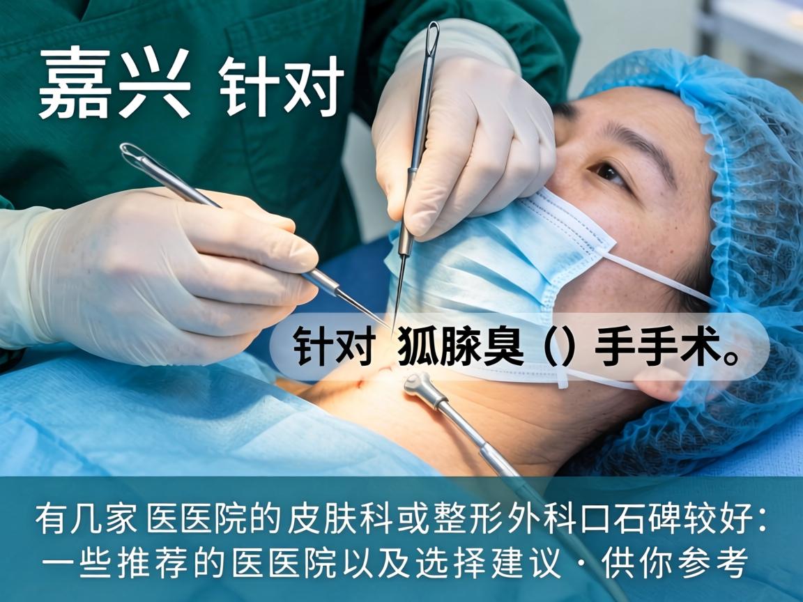 在嘉兴，针对狐臭（腋臭）手术，有几家医院的皮肤科或整形外科口碑较好。以下是一些推荐的医院及选择建议，供你参考