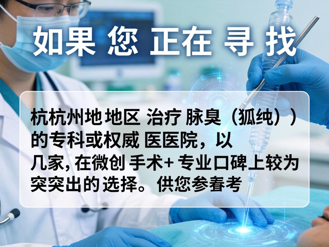如果您正在寻找杭州地区治疗腋臭(狐臭)的专科或权威医院,以下是几家在微创手术和专业口碑上较为突出的选择,供您参考 如果您正在寻找杭州地区治疗腋臭(狐臭)的专科或权威医院,以下是几家在微创手术和专业口碑上较为突出的选择,供您参考