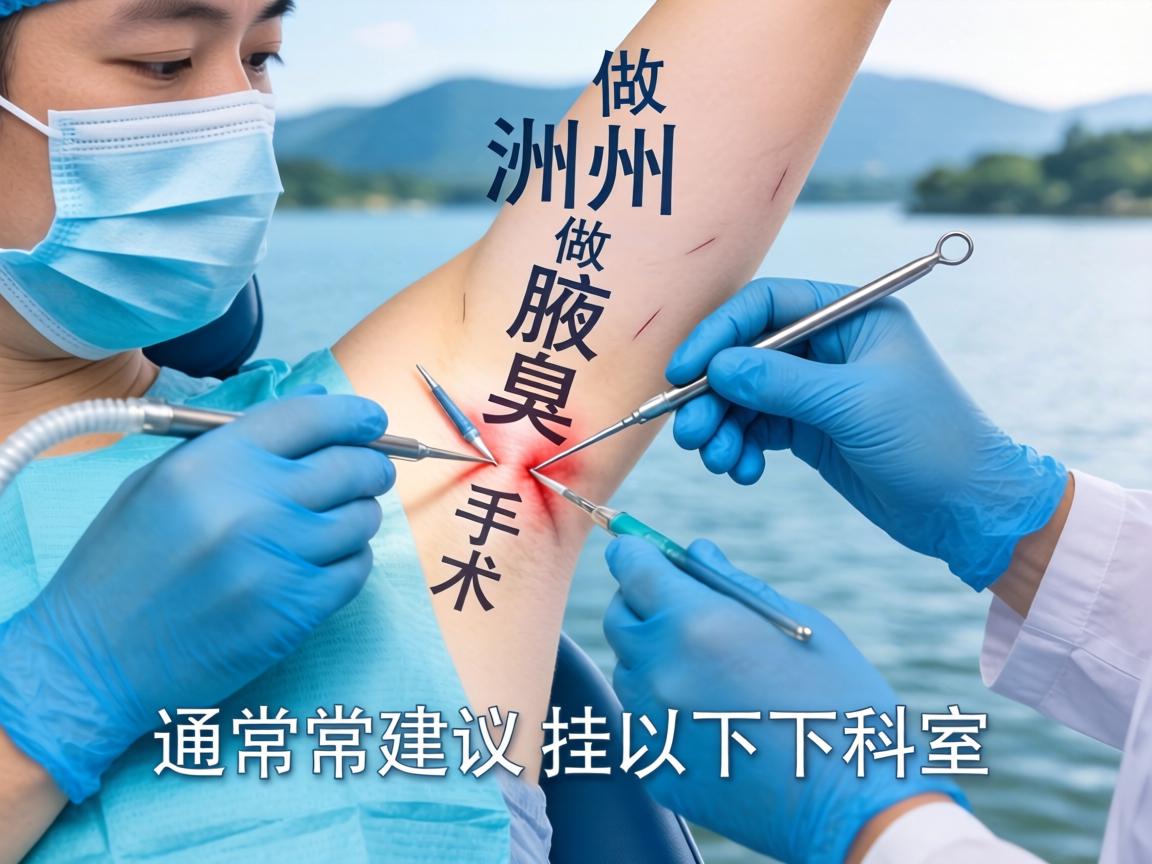 在湖州做腋臭手术,通常建议挂以下科室 在湖州做腋臭手术,通常建议挂以下科室
