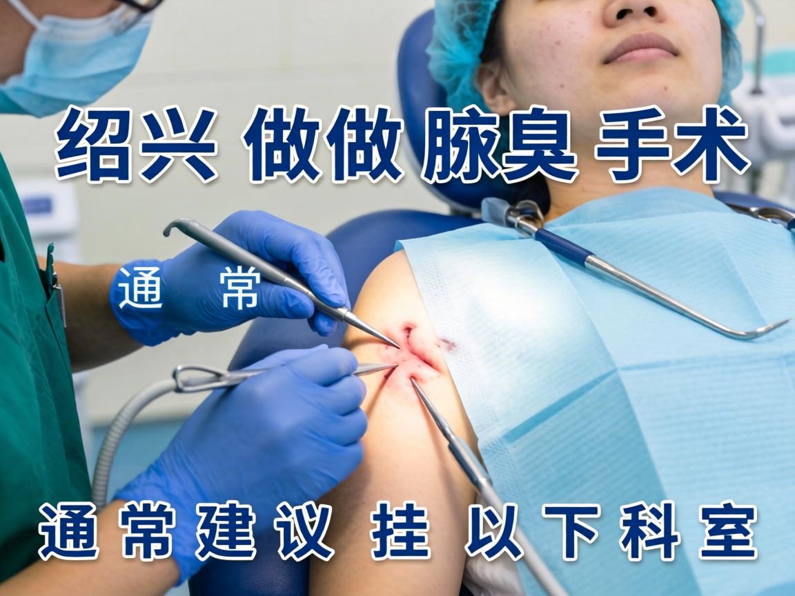 在绍兴做腋臭手术,通常建议挂以下科室 在绍兴做腋臭手术,通常建议挂以下科室