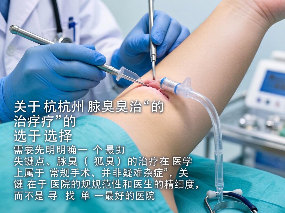 关于杭州腋臭治疗的选择,需要先明确一个关键点,腋臭(狐臭)的治疗在医学上属于常规手术,并非疑难杂症,关键在于医院的规范性和医生的精细度,而不是寻找单一最好的医院 关于杭州腋臭治疗的选择,需要先明确一个关键点,腋臭(狐臭)的治疗在医学上属于常规手术,并非疑难杂症,关键在于医院的规范性和医生的精细度,而不是寻找单一最好的医院