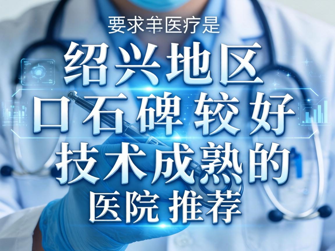 以下是绍兴地区口碑较好、技术成熟的医院推荐