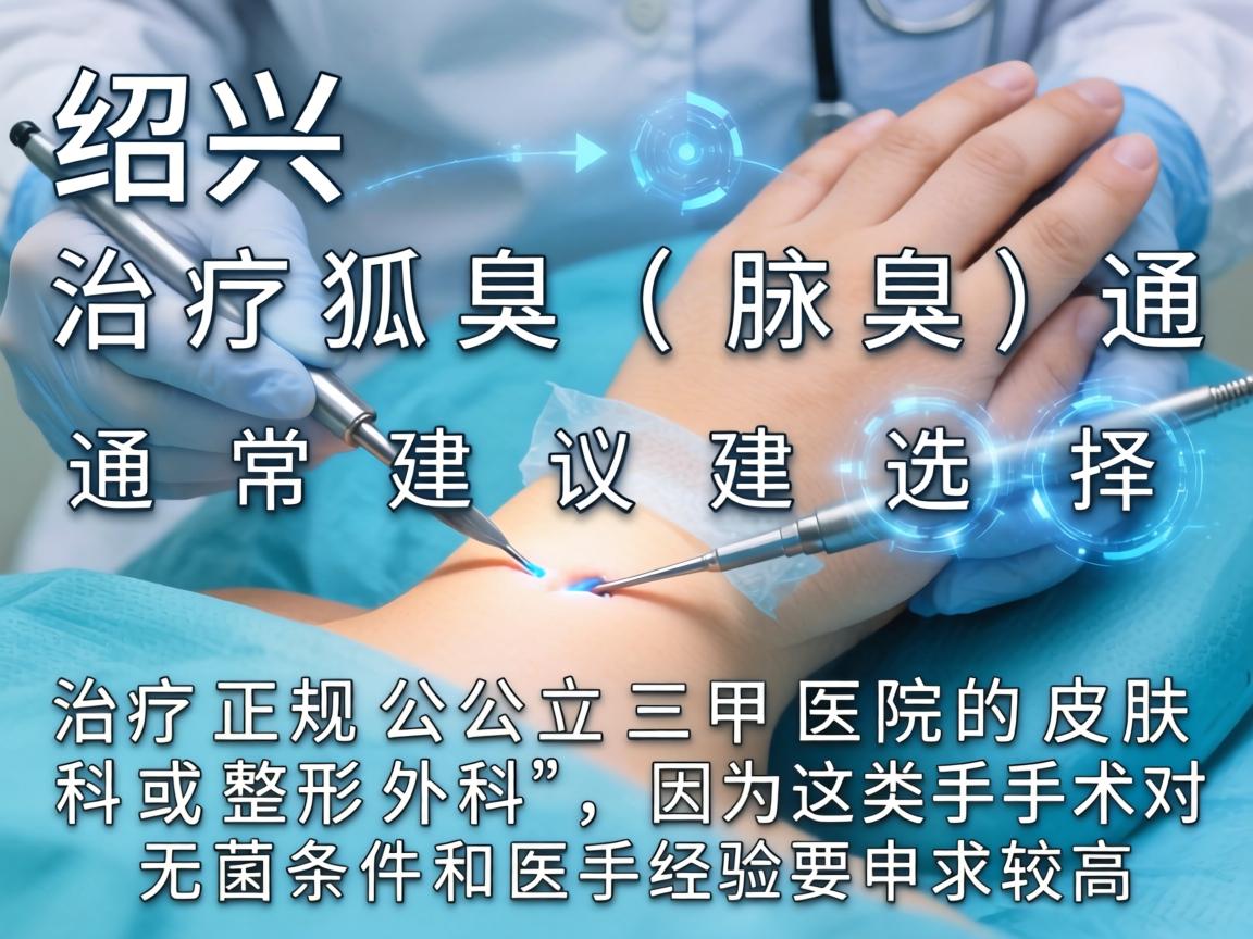 在绍兴,治疗狐臭(腋臭)通常建议选择正规公立三甲医院的皮肤科或整形外科,因为这类手术对无菌条件和医生经验要求较高 在绍兴,治疗狐臭(腋臭)通常建议选择正规公立三甲医院的皮肤科或整形外科,因为这类手术对无菌条件和医生经验要求较高