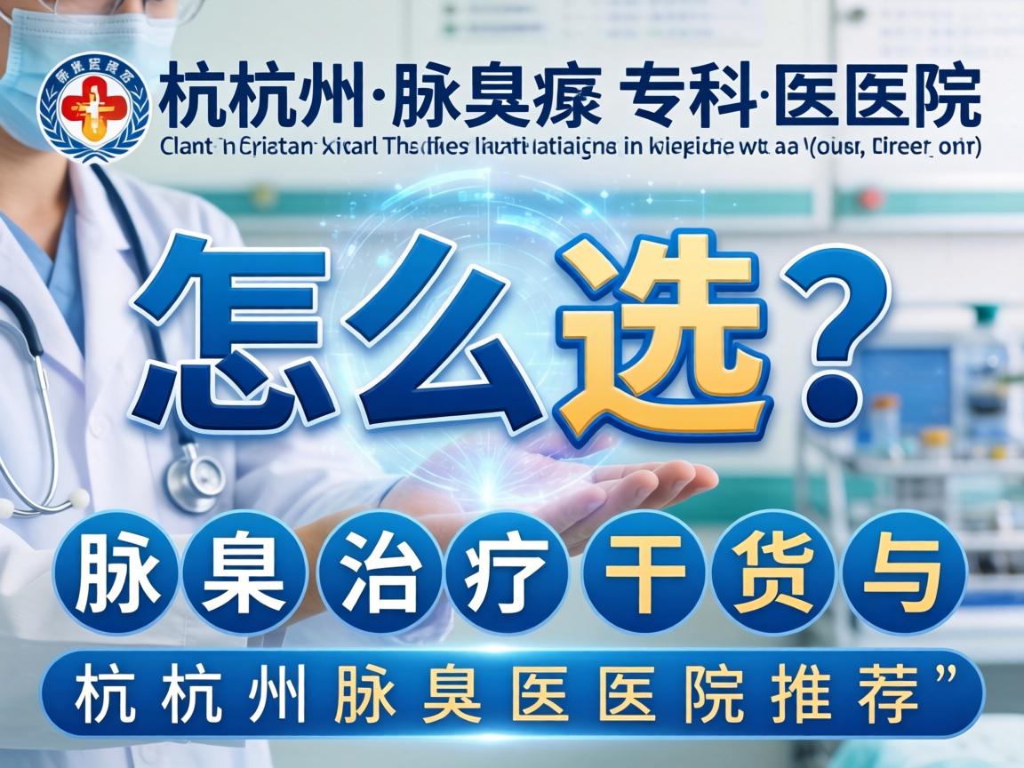 杭州腋臭专科医院怎么选？腋臭治疗干货与杭州腋臭医院推荐