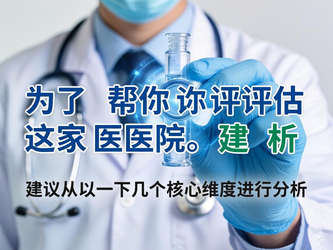 为了帮你评估这家医院，建议从以下几个核心维度进行分析