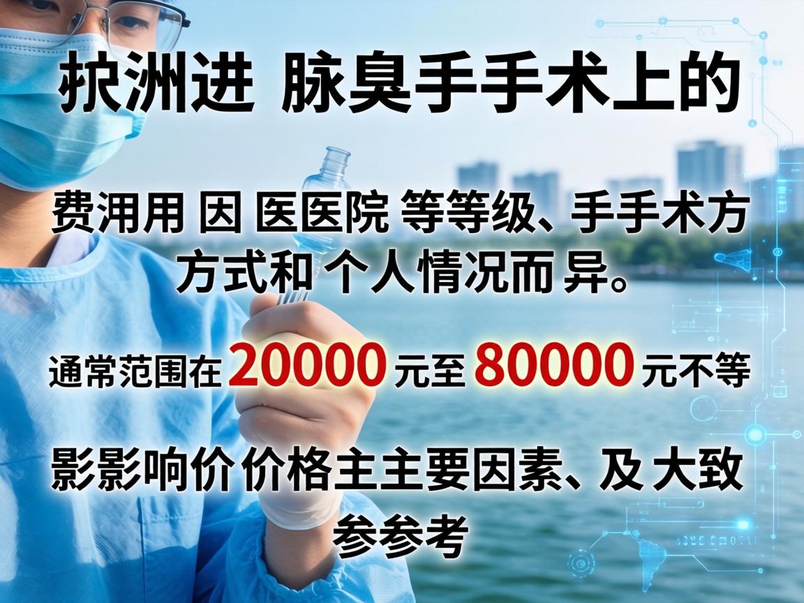在湖州进行腋臭手术的费用因医院等级、手术方式和个人情况而异,通常范围在2000元至8000元不等。以下是影响价格的主要因素及大致参考 在湖州进行腋臭手术的费用因医院等级、手术方式和个人情况而异,通常范围在2000元至8000元不等。以下是影响价格的主要因素及大致参考