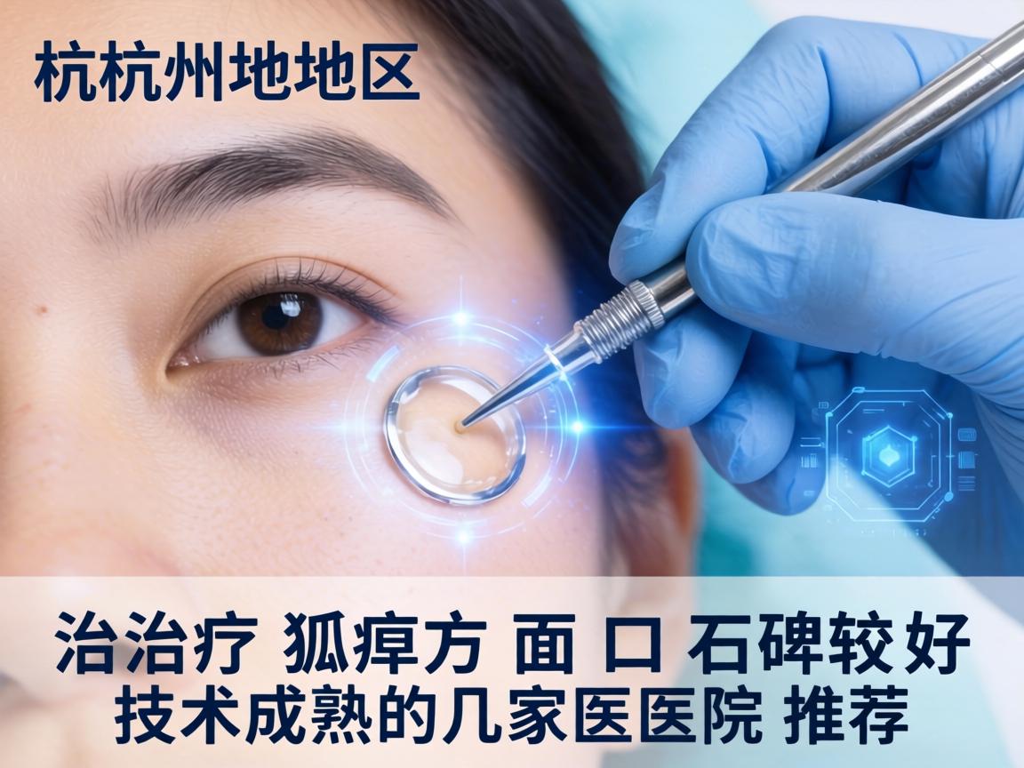 以下是杭州地区在治疗狐臭方面口碑较好、技术成熟的几家医院推荐