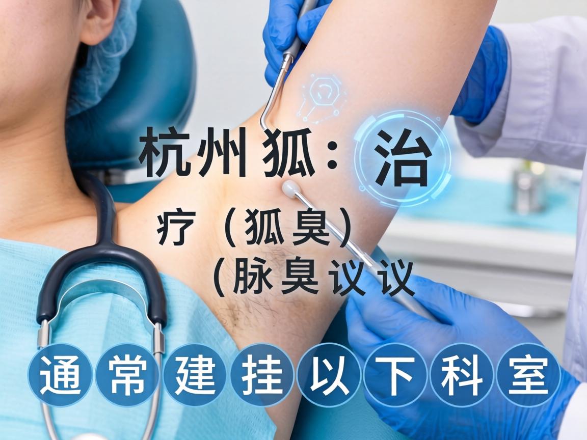 在杭州治疗狐臭(腋臭)通常建议挂以下科室 在杭州治疗狐臭(腋臭)通常建议挂以下科室