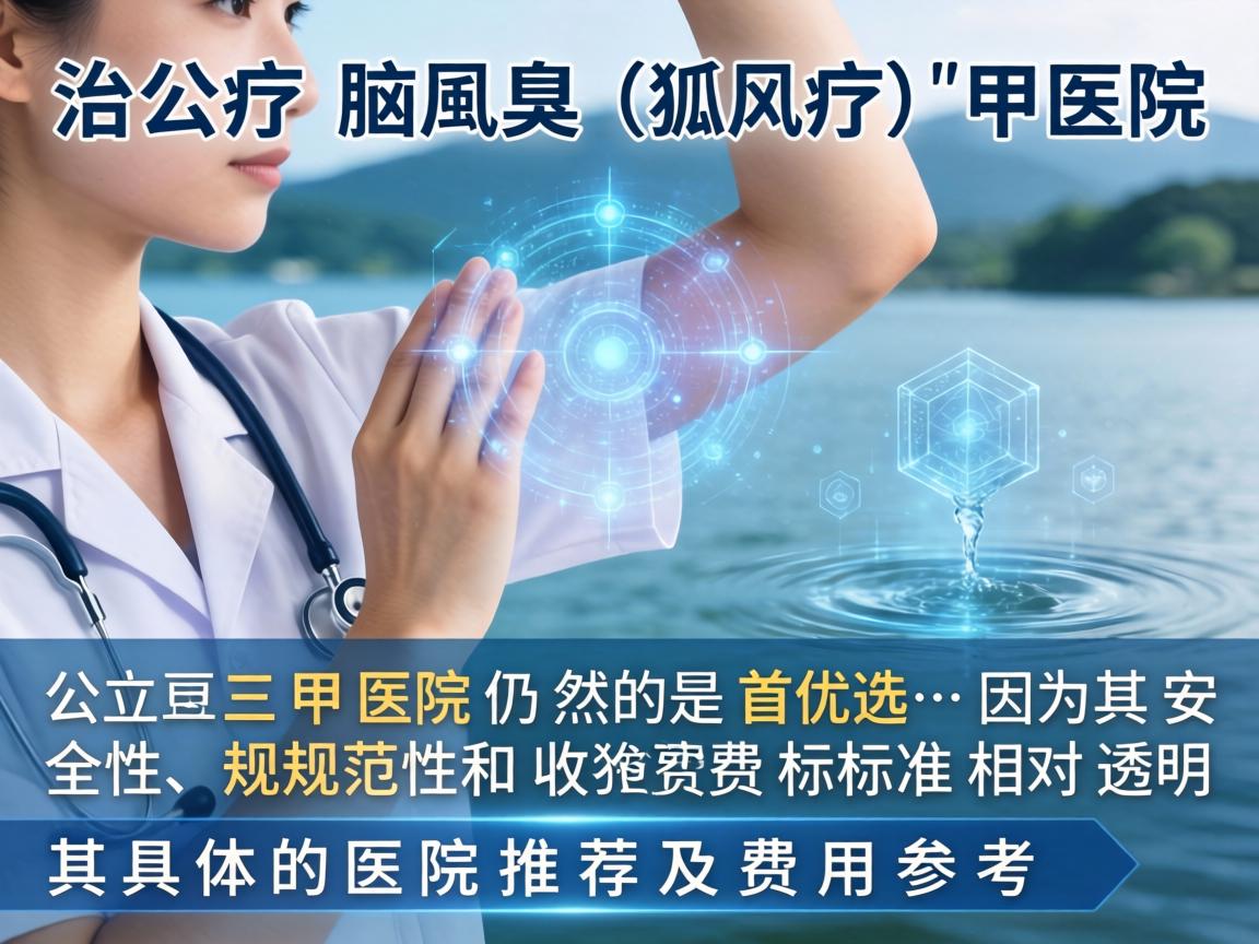 在湖州治疗腋臭(狐臭)公立三甲医院仍然是首选,因为其安全性、规范性和收费标准相对透明。以下是具体的医院推荐及费用参考 在湖州治疗腋臭(狐臭)公立三甲医院仍然是首选,因为其安全性、规范性和收费标准相对透明。以下是具体的医院推荐及费用参考