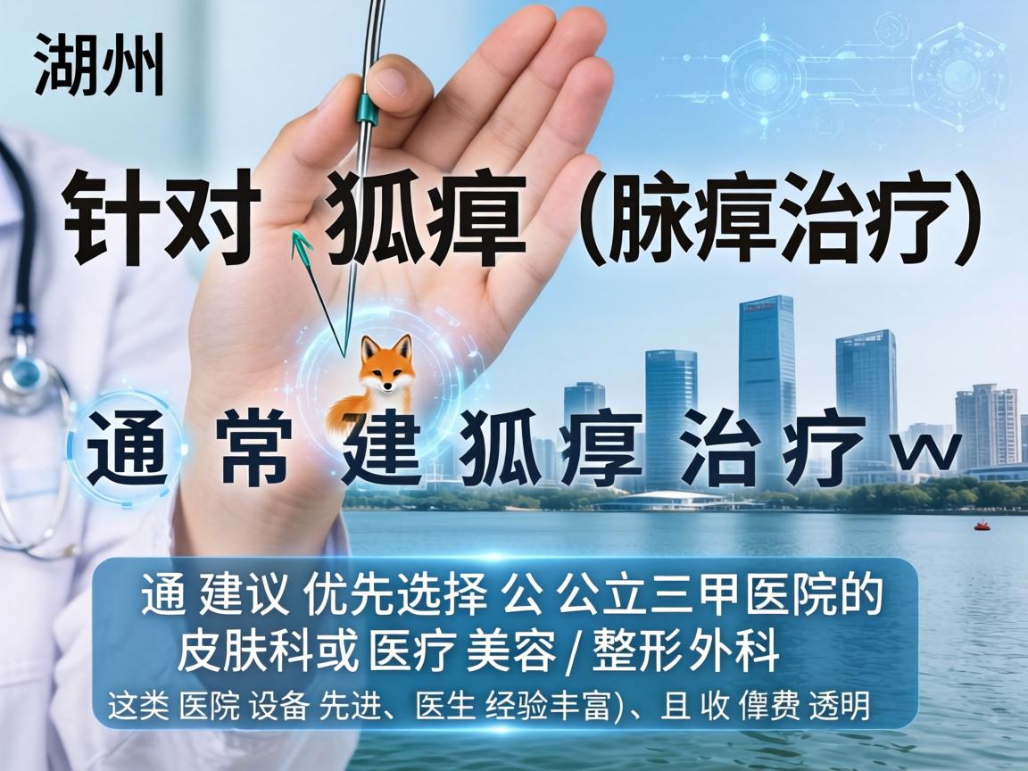 在湖州，针对狐臭（腋臭）的治疗，通常建议优先选择公立三甲医院的皮肤科或医疗美容/整形外科。这类医院设备先进、医生经验丰富，且收费透明