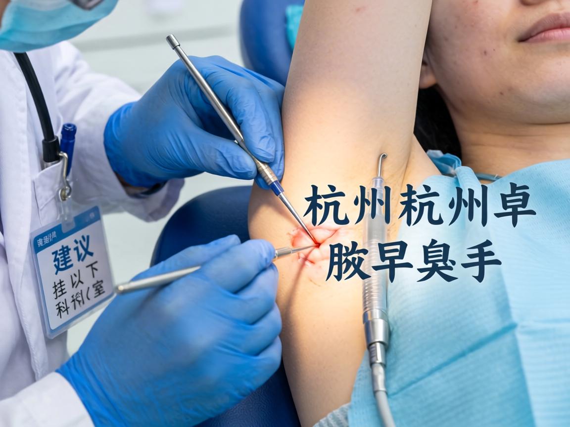 在杭州做腋臭手术,建议挂以下科室 在杭州做腋臭手术,建议挂以下科室