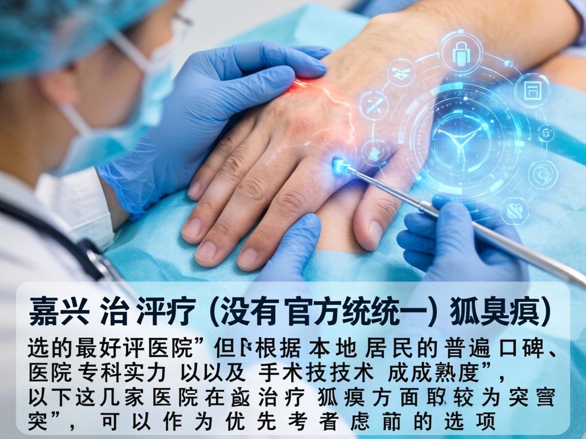 在嘉兴治疗狐臭(腋臭)没有官方统一评选的最好医院,但根据本地居民的普遍口碑、医院专科实力以及手术技术的成熟度,以下几家医院在治疗狐臭方面较为突出,可以作为优先考虑的选项 在嘉兴治疗狐臭(腋臭)没有官方统一评选的最好医院,但根据本地居民的普遍口碑、医院专科实力以及手术技术的成熟度,以下几家医院在治疗狐臭方面较为突出,可以作为优先考虑的选项